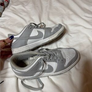 Nike Women's Sneakers in Gray and White